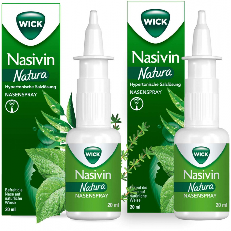 Wick Nasivin Natura 2 x 20 ml Nasenspray