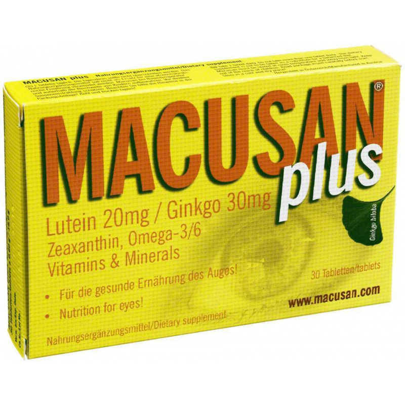 Macusan Plus 30 Tabletten
