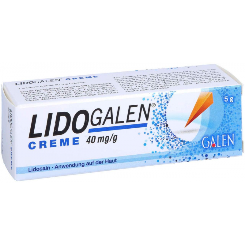 Lidogalen 40 mg 5 G Creme