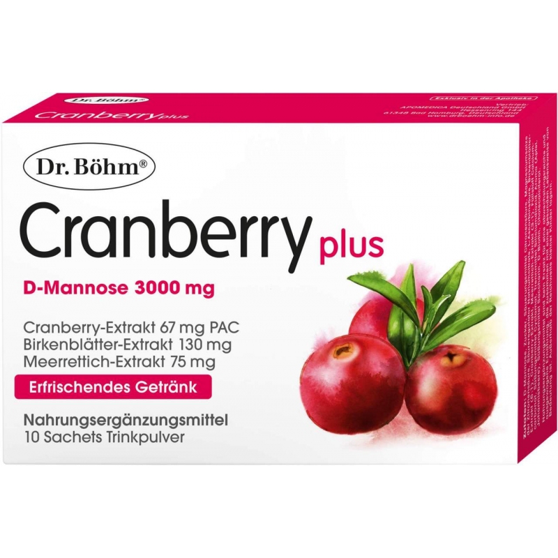 Dr. Böhm Cranberry Plus Granulat 10 Sachets