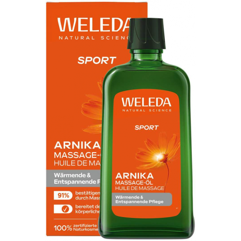 Weleda Sport Massage-Öl Arnika 200 ml