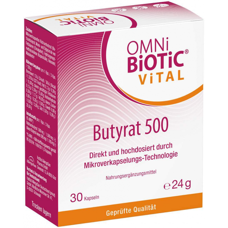 Omni Biotic Vital Butyrat 500 30 Kapseln