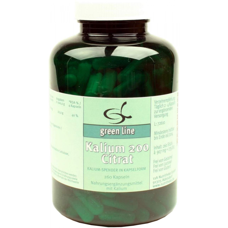 Kalium 200 Citrat 260 Kapseln