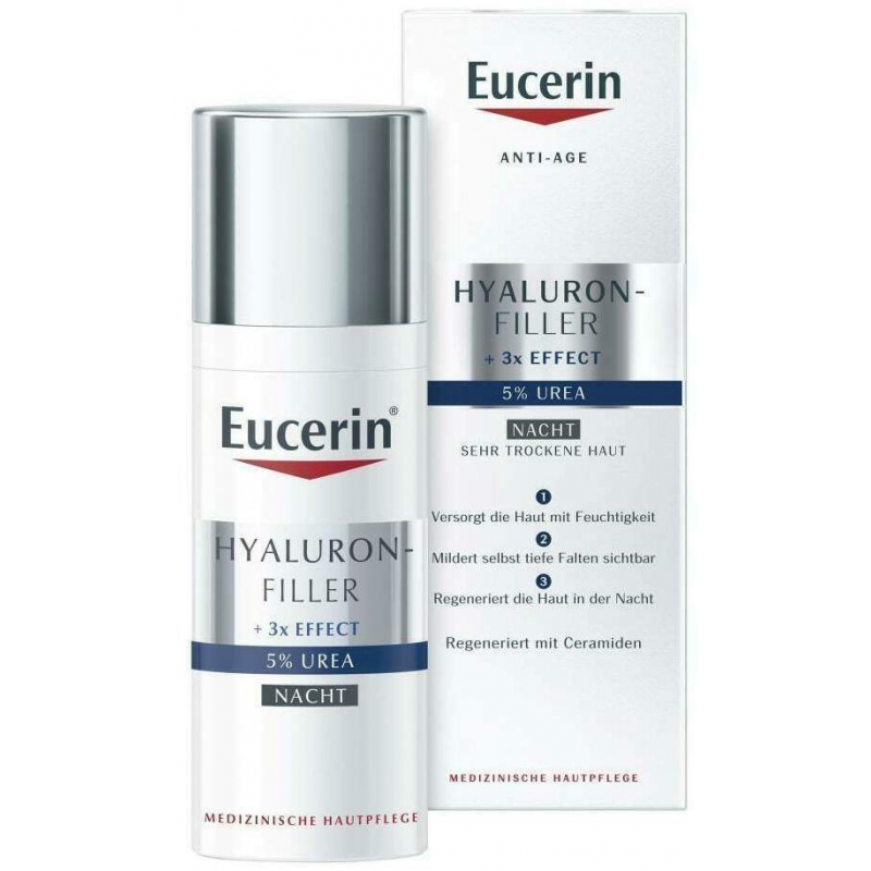 Eucerin Hyaluron Filler Urea Nachtpflege 50 ml Creme