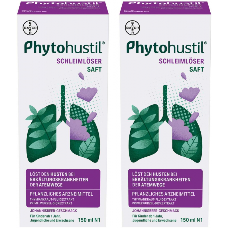 Phytohustil Schleimlöser Saft 2 x 150 ml