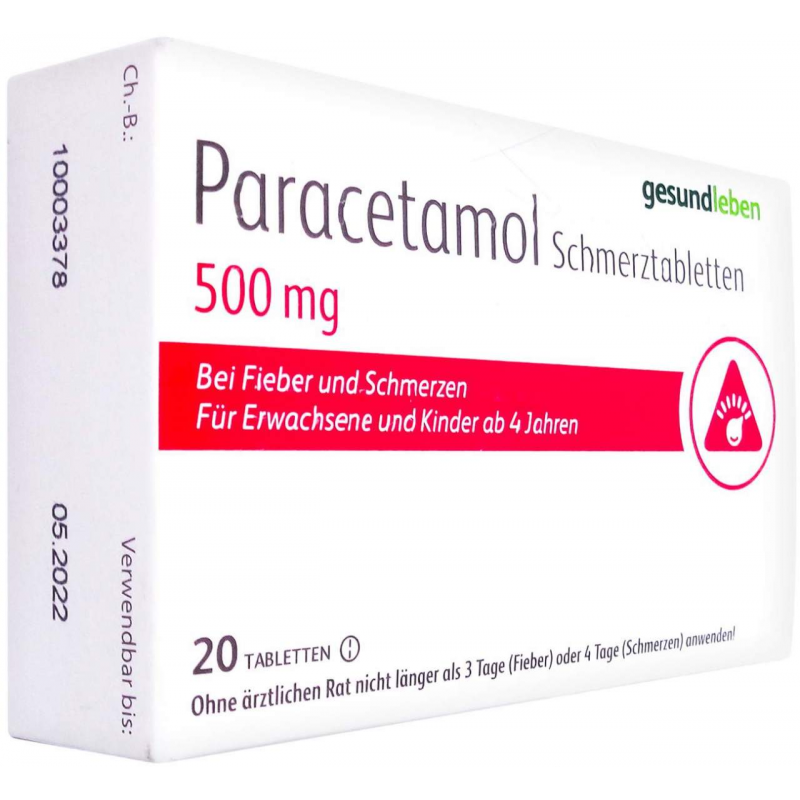 Paracetamol Schmerztabletten