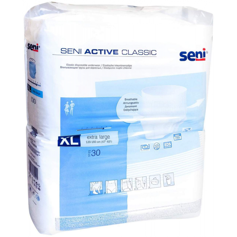 Seni Active Classic Inkontinenzslip Einm.Ext.Large
