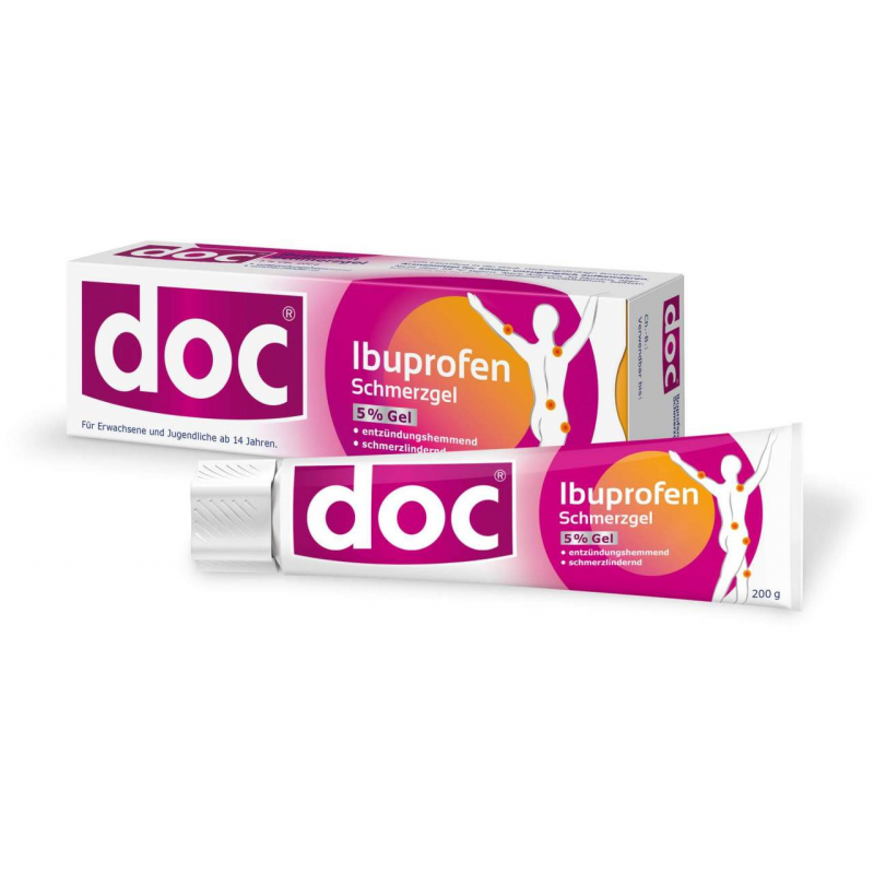 Doc Ibuprofen Schmerzgel 5% 200 g