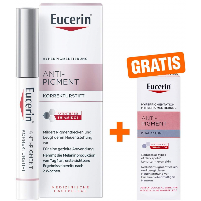Eucerin Anti-Pigment Korrekturstift 1 Stück + gratis Eucerin Anti - Pigment Dual Serum Mini 7 ml