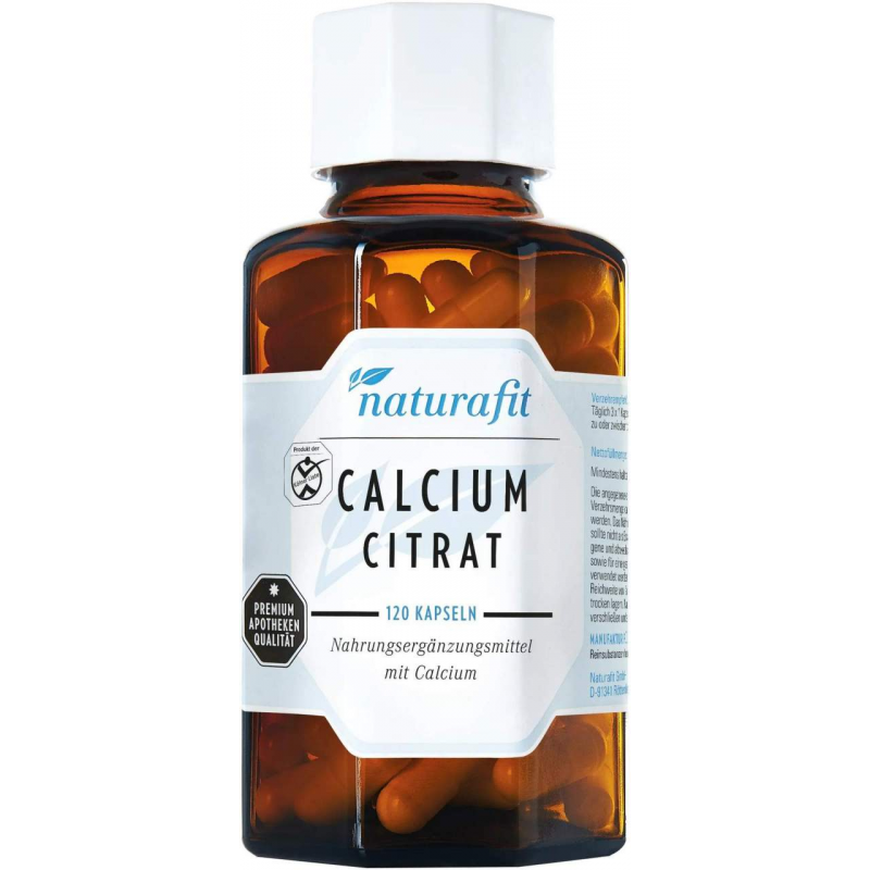 Naturafit Calcium Citrat Kapseln 120 Stk
