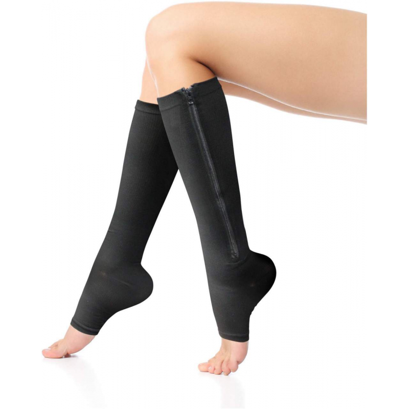 Comfy Socks Kompressionsstrümpfe Schwarz, 1 Paar