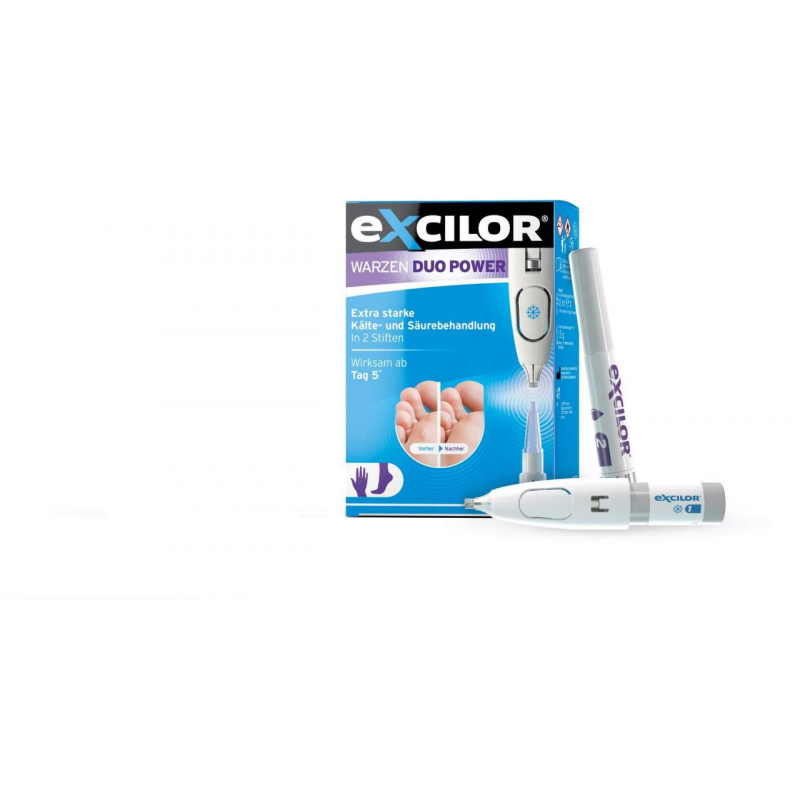 Excilor Warzen Duo Power 10 ml + 1,5 g Kombipackung