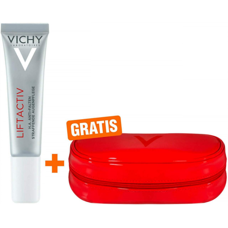 Vichy Liftactiv Augen Creme 15 ml + gratis Kosmetiktasche 1 Stück