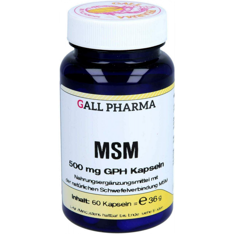 Msm 500 mg Gph Kapseln 60 Kapseln