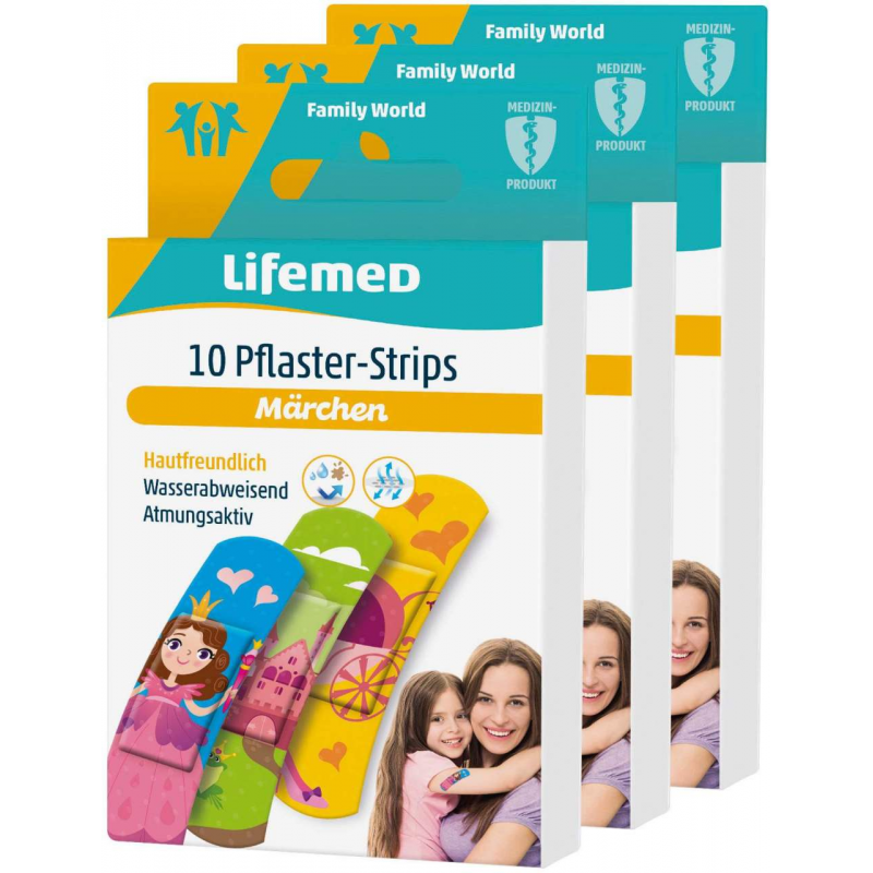 Kinderpflaster-Strips Märchen 3x10 Stück