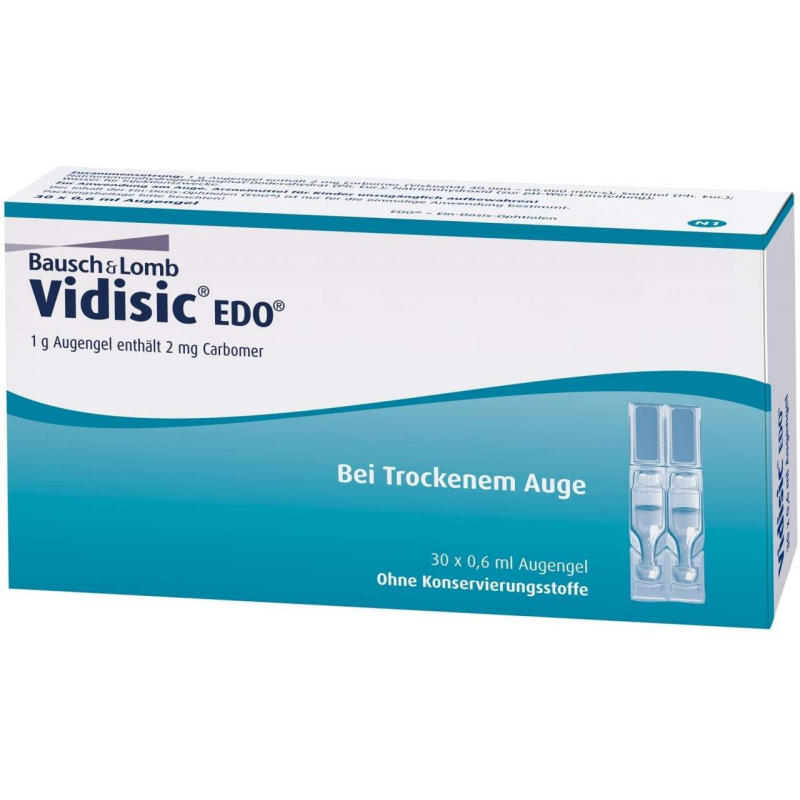 Vidisic Edo 30 X 0.6 ml Augengel