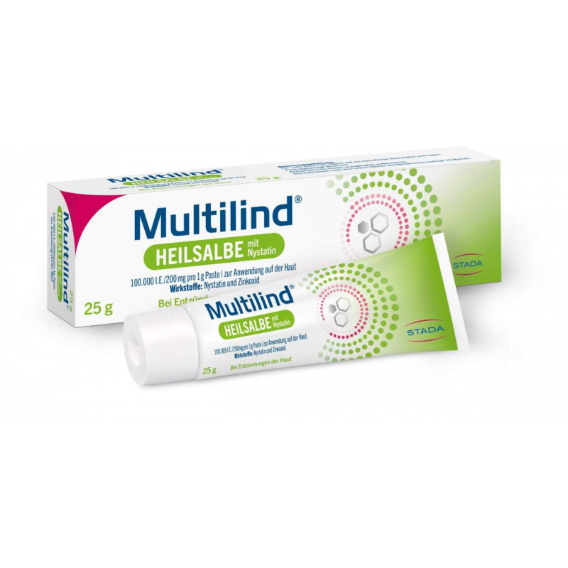 Multilind Wund-und Heilsalbe mit Zinkoxid und Nystatin 25 g