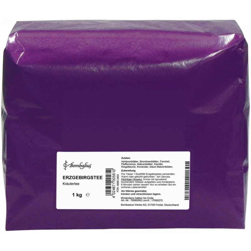 Bombastus Erzgebirgstee Nicht Aromatisiert 1 KG Tee