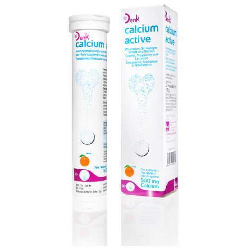 Calcium Active Denk 500 mg Brausetablett