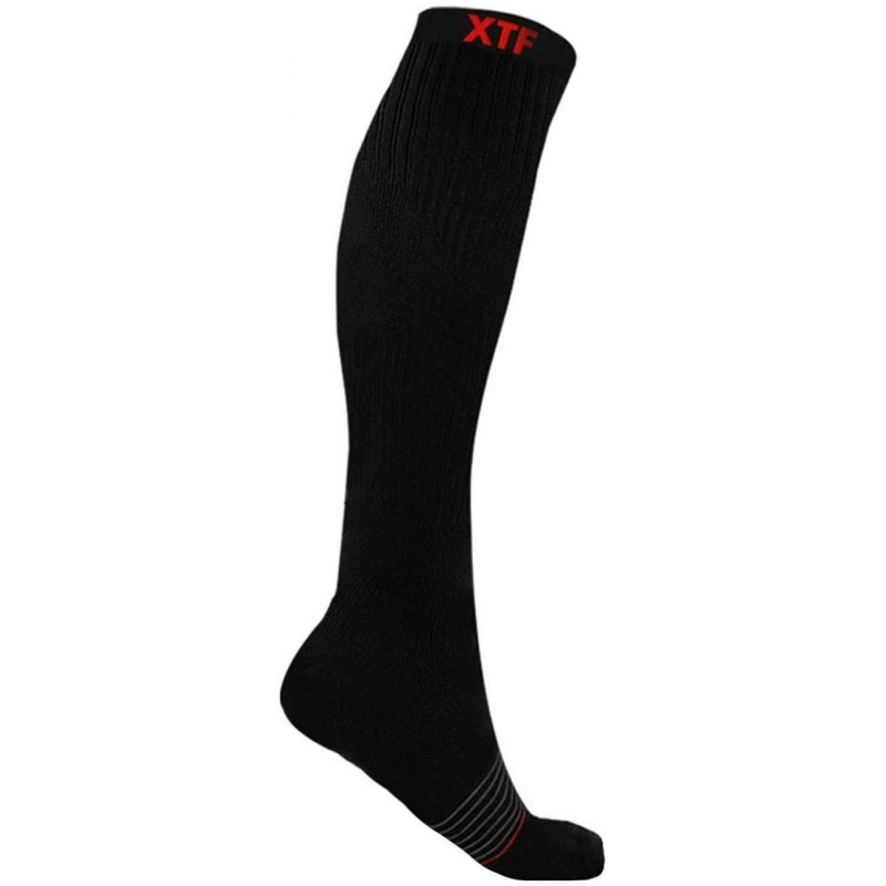 Stützende Kniestrümpfe, schwarz S-M Unisex, Gr.36-41