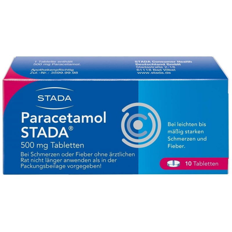 Paracetamol Stada 500 mg 10 Tabletten