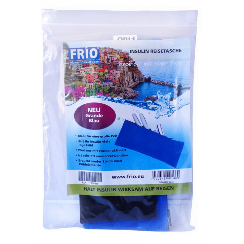 Frio Grande Blau Insulin Kühltasche