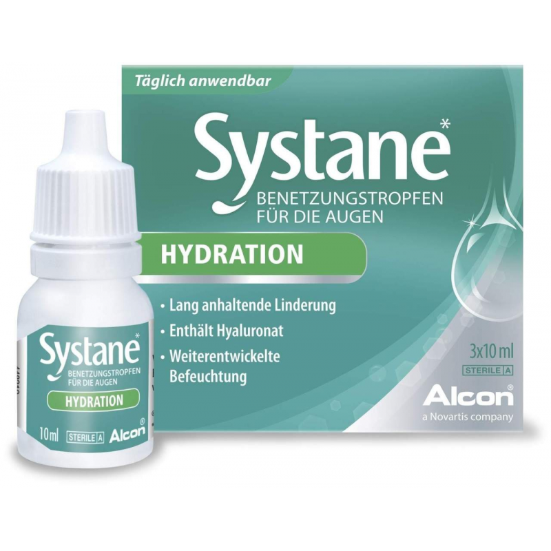 Systane Hydration Benetzungstropfen 3 x 10 ml