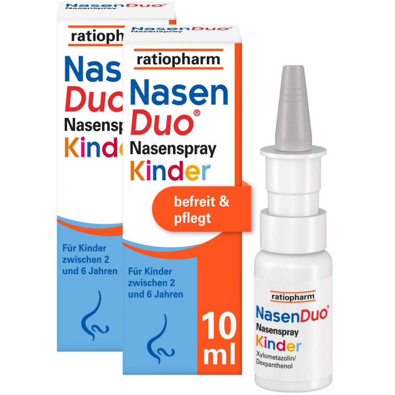 Nasenduo Nasenspray Kinder 2 x 10 ml