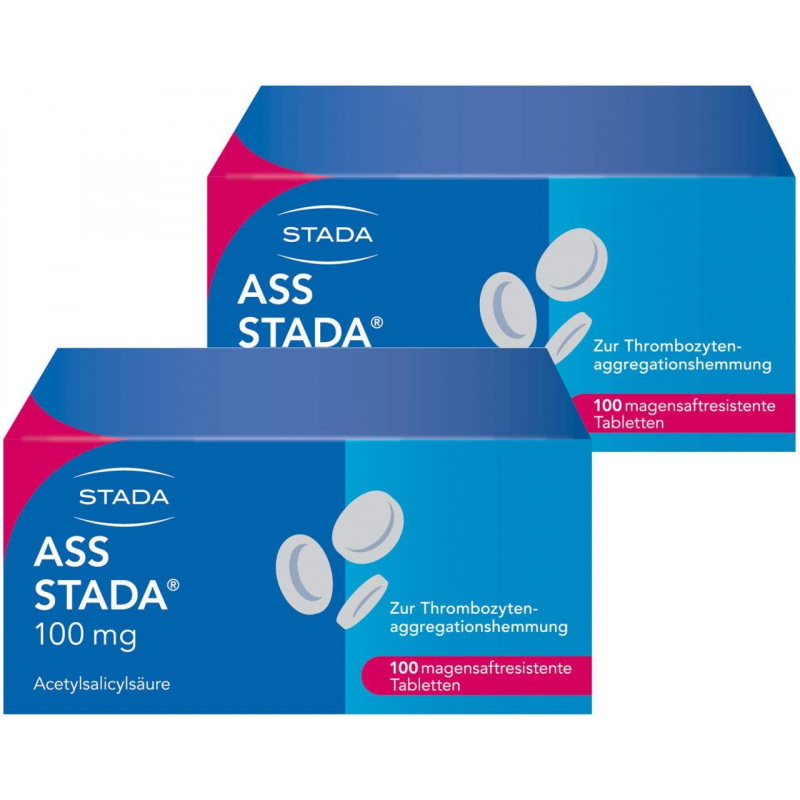 ASS Stada 100 mg 2 x 100 magensaftresistente Tabletten