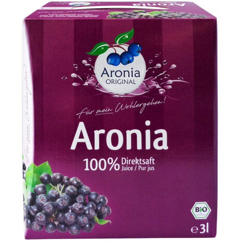Aroniasaft Bib Bio Fh 3 L Direktsaft