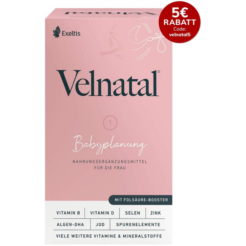 Velnatal Babyplanung 90 Weichkapseln