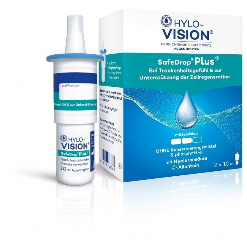 Hylo-Vision SafeDrop Plus 2 x 10 ml Augentropfen