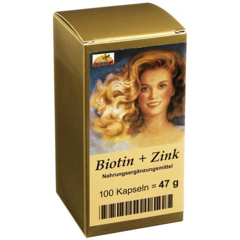 Biotin Plus Zink 100 Haarkapseln