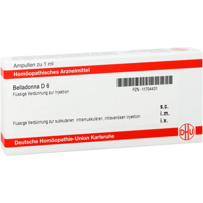 Dhu Belladonna D6 Ampullen 8 X 1 ml