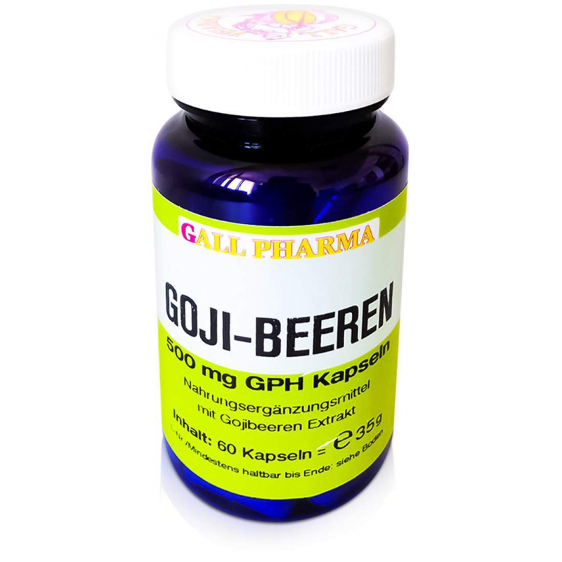 Goji Beeren 500 mg Gph 60 Kapseln