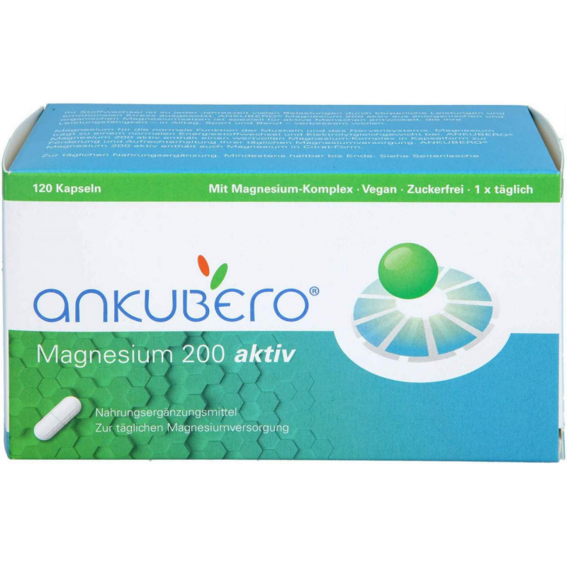 Magnesium 200 Aktiv 120 Kapseln