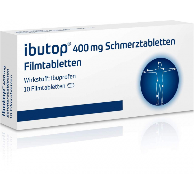 Ibutop 400 mg Schmerztabletten 10 Filmtabletten