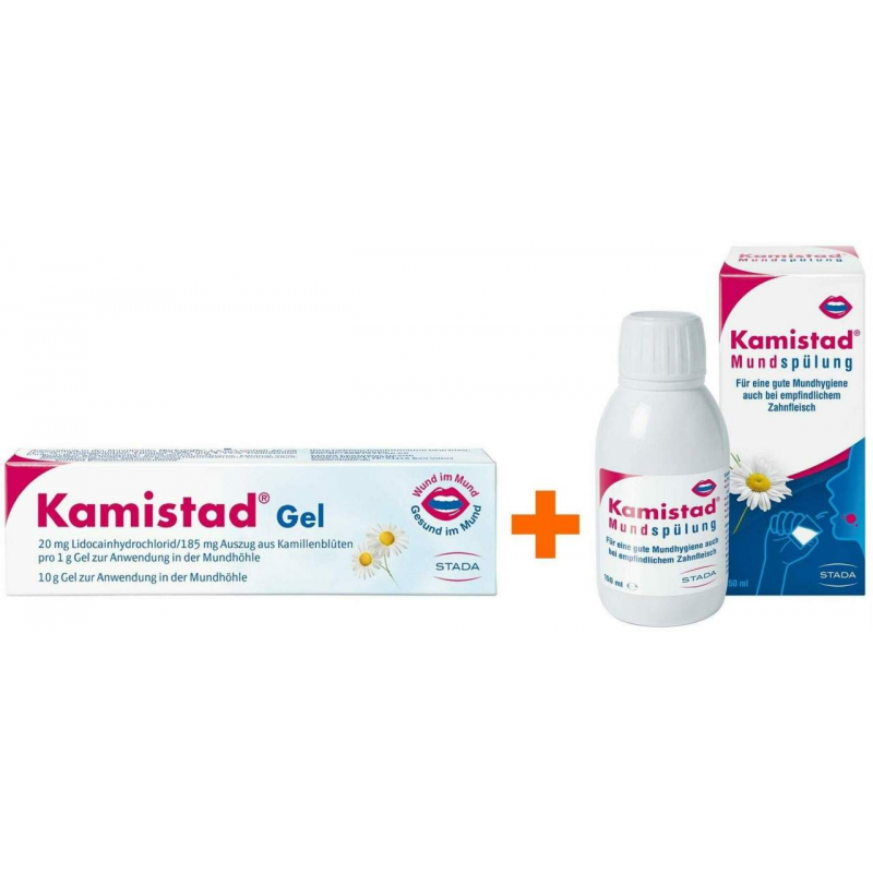 Kamistad Gel 10 g + Kamistad Mundspülung 150 ml