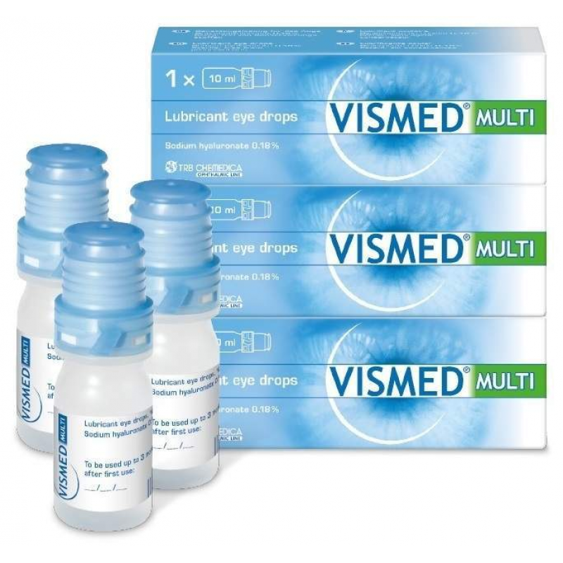 Vismed Multi 3 X 10 ml Augentropfen