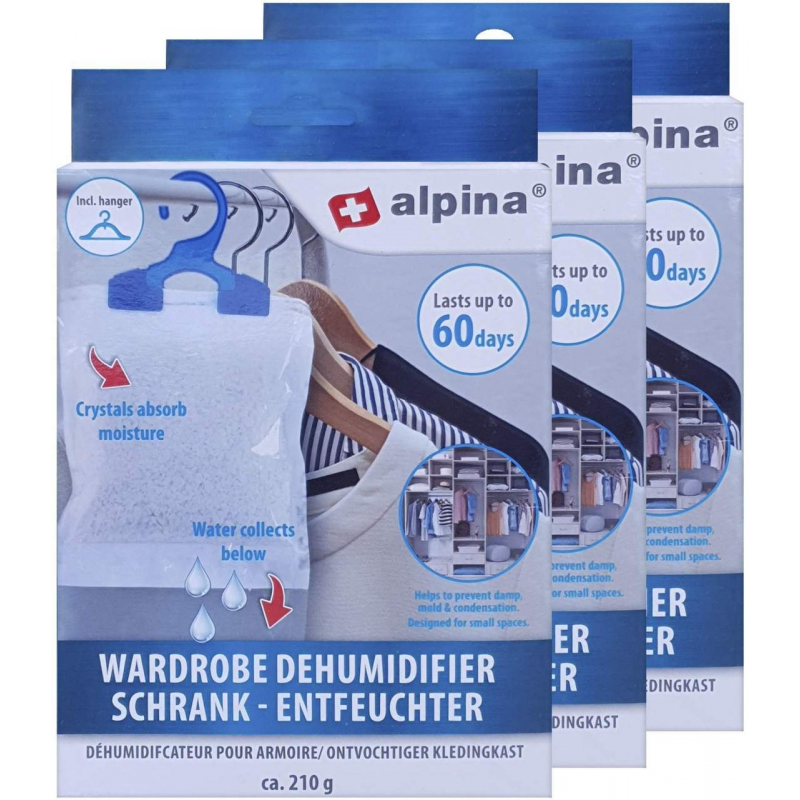 Schrankentfeuchter 3er-Set