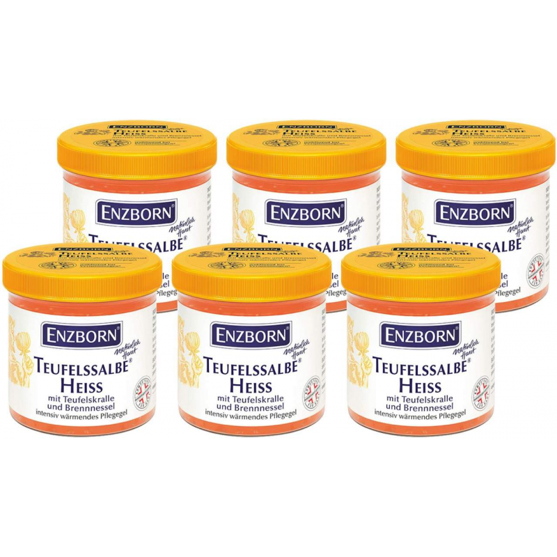 Enzborn Teufelssalbe Heiss 6 x 200 ml