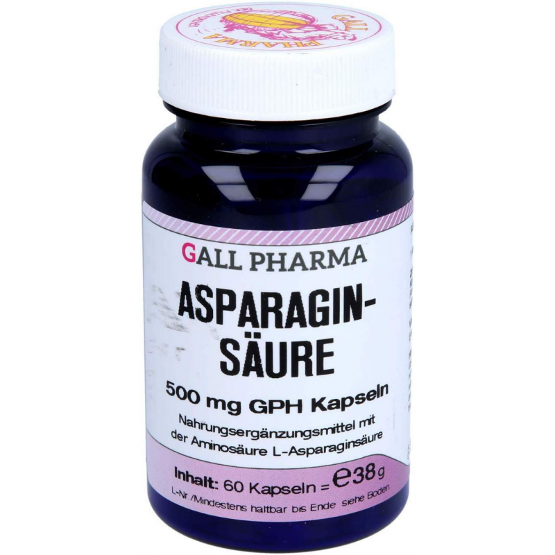 Asparaginsäure 500 mg Gph 60 Kapseln