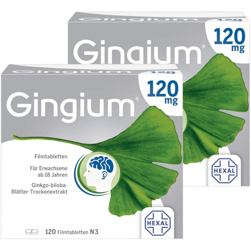 Gingium 120 mg 2 x 120 Filmtabletten