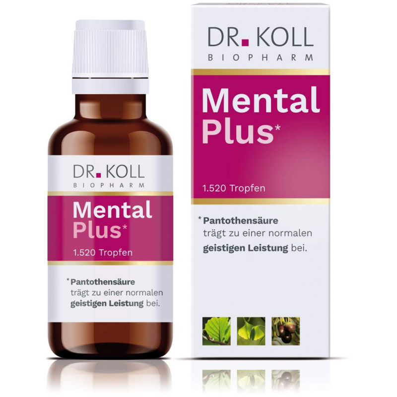 Mental Plus Dr.Koll Gemmo Pantothensäure 50ml Tropfen