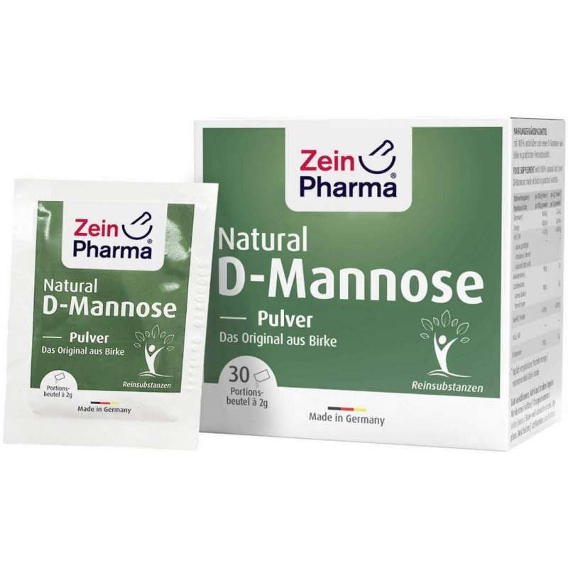 Natural D-Mannose 2000 mg Pulver Beutel 30 X 2 G