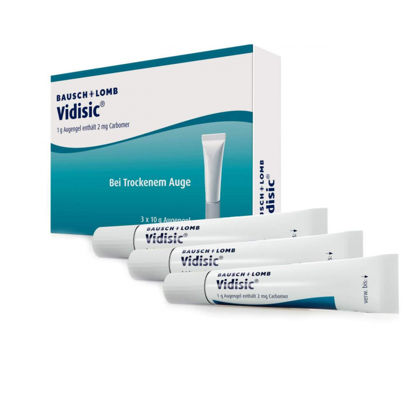Vidisic 3 x 10 g Augengel