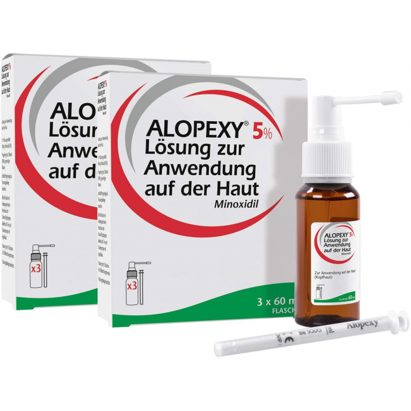 Alopexy 5% Lösung zur Anwendung auf der Haut 6 x 60 ml