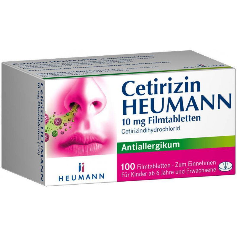 Cetirizin Heumann 10 mg 100 Filmtabletten