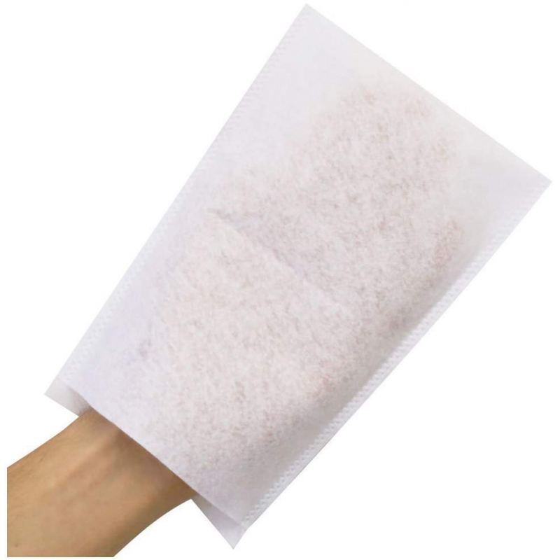 Waschhandschuh Molton 15,5 x 21 cm weiß 50 Stück
