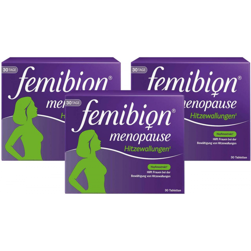 Femibion Menopause Hitzewallungen 3 x 30 Tabletten